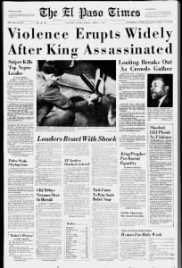 Violence Erupts Widely After Dr Martin Luther King Assassinated (April 5, 1968)